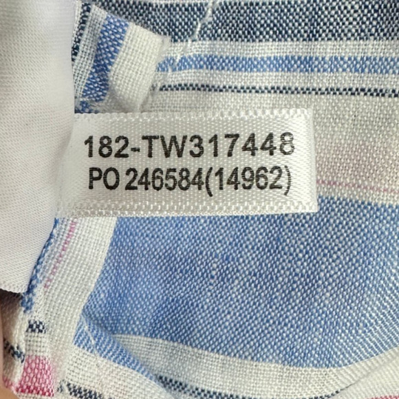 Tommy Bahama Tulum Stripe Linen Hoodie Size Small - Picture 11 of 13